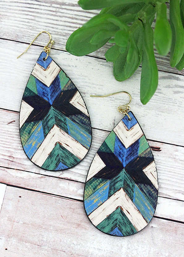 Faux leather online earrings for sale