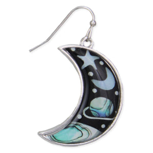 Celestial Sky Crescent Earrings