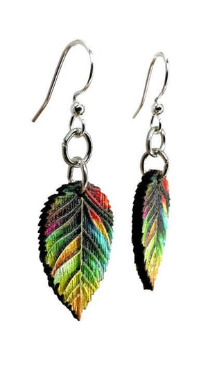 Colorful Leaf Earrings