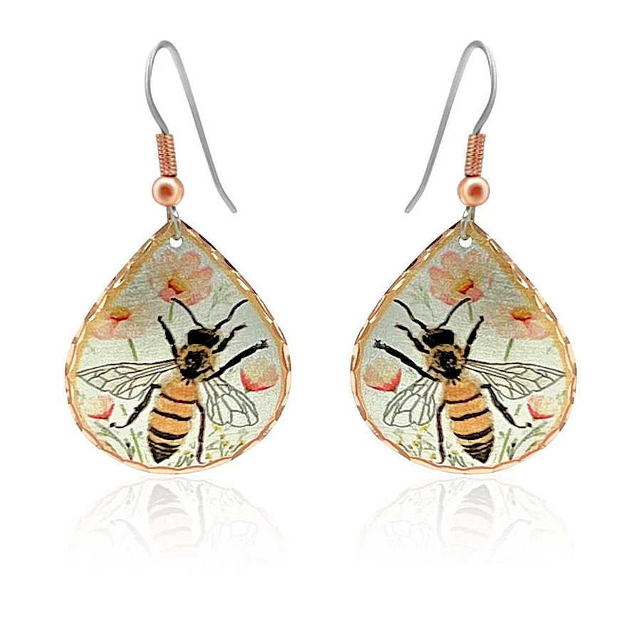 Honey Bee Handmade Earrings