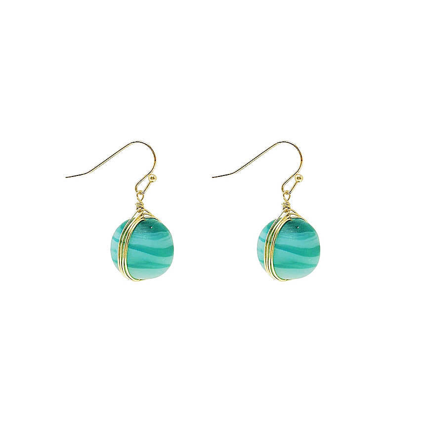 Recycled Glass Earrings