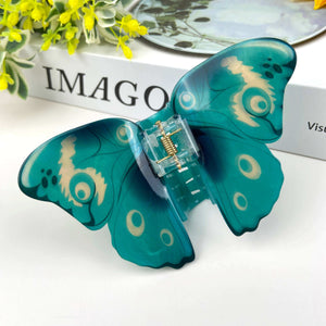 Turquoise Butterfly Hair Claw