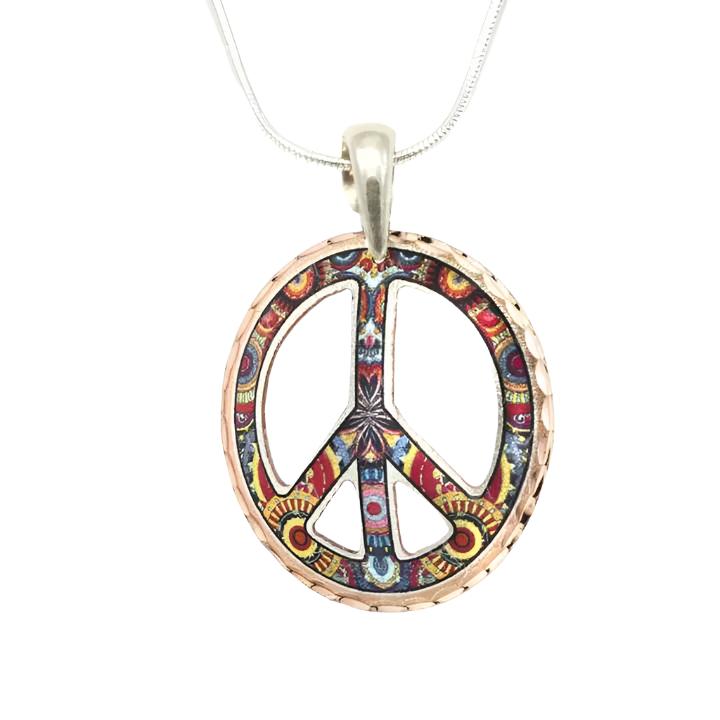 Colorful Peace Necklace