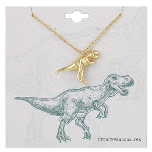 Carded T Rex Necklace