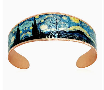 Van Gogh Starry Night Cuff Bracelet