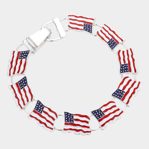 US Flag Bracelet