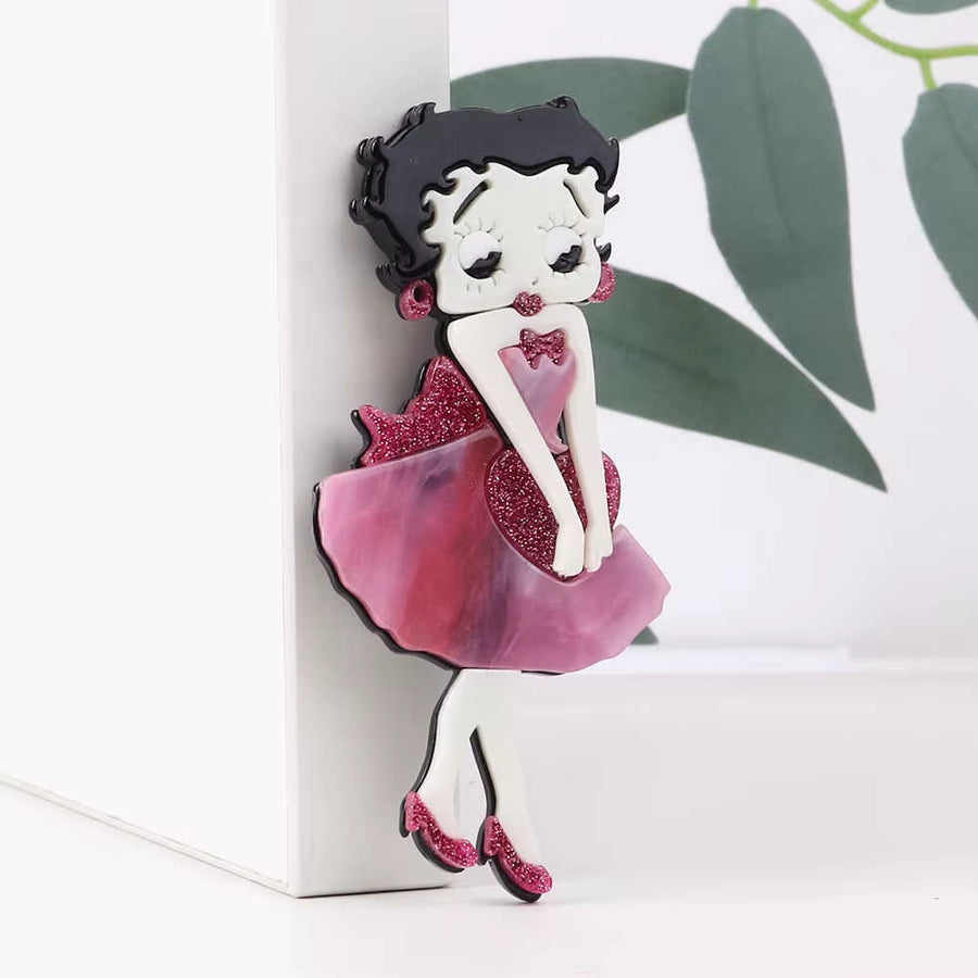 Betty Boop Brooch