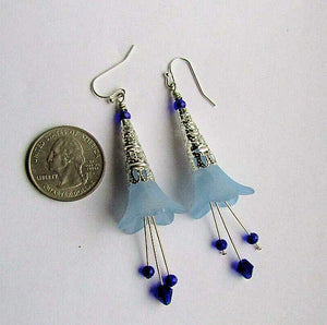 Lucite Flower Earrings