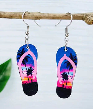 Scenic Flip Flop Earrings