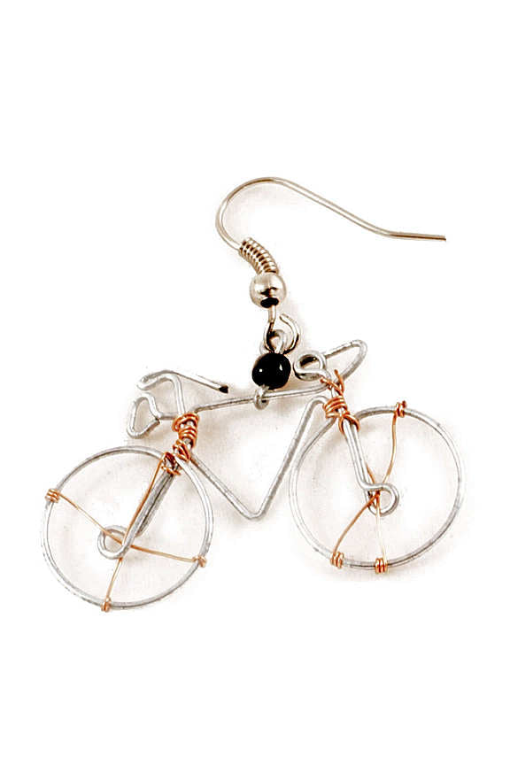 Bicycle Earrings