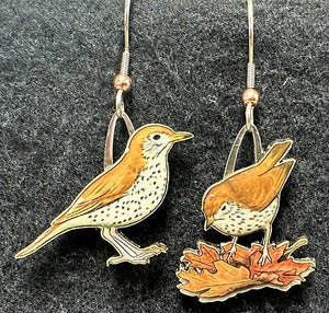 Wood Thrush Earrings