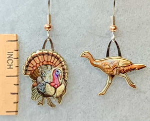 Wild Turkey Earrings