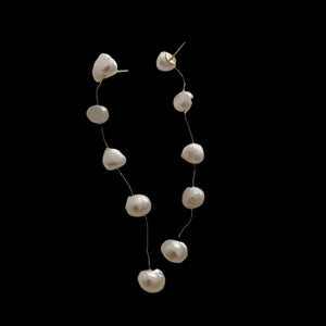 Post fresh water pearl earrings