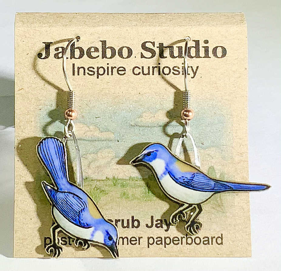 Scrub Jay Earrings