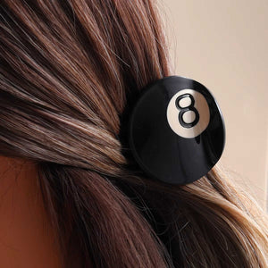 Hair accessory 8 ball