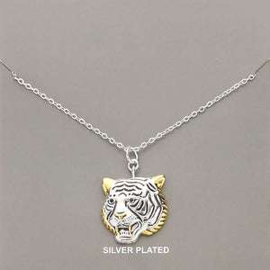 Tiger Pendant Necklace