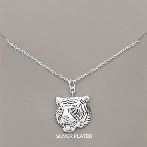 Tiger Pendant Necklace