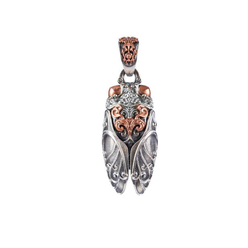 Unusual cicada Necklace