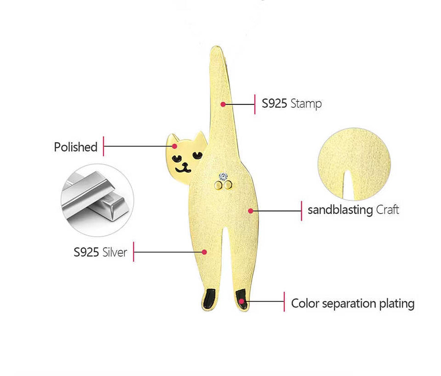 Cat with an Attitude Pendant