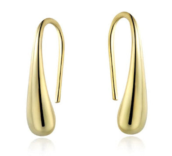 earrings teardrop hoop