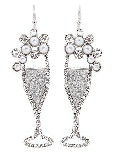 Bubbly Champaign Earrings