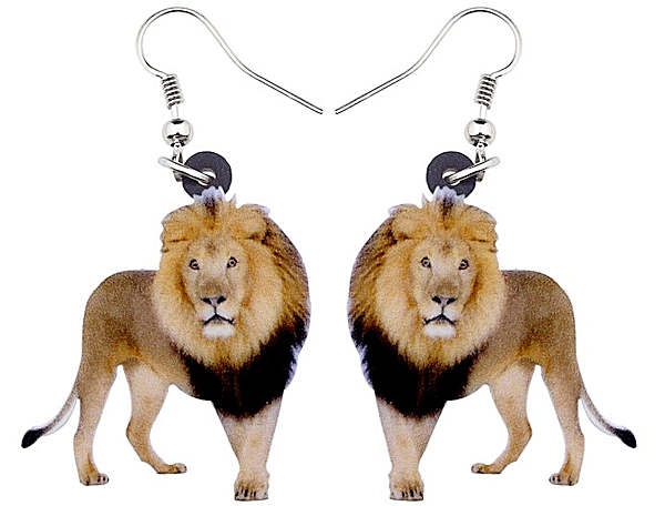 Lion Earrings