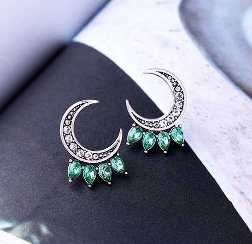  Moon Stud Earrings 