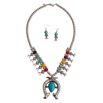 Keeper of Balance Squash Blossom Necklace – Child of Wild