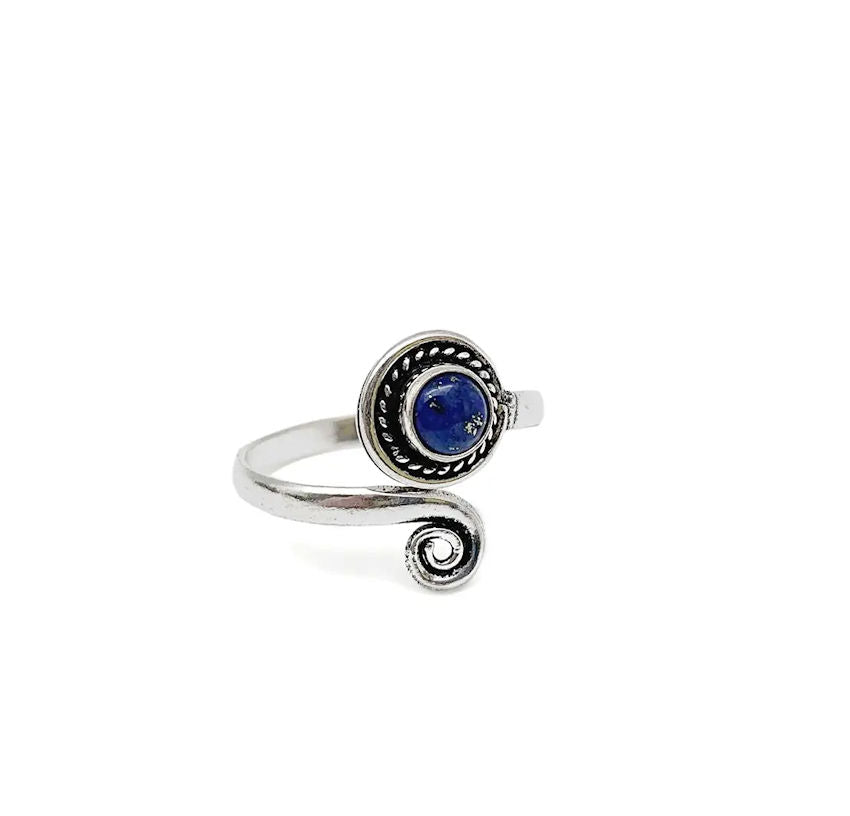 Lapis ring adjustable